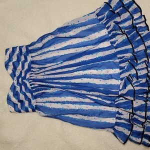 Strapless Babydoll Swing Dress